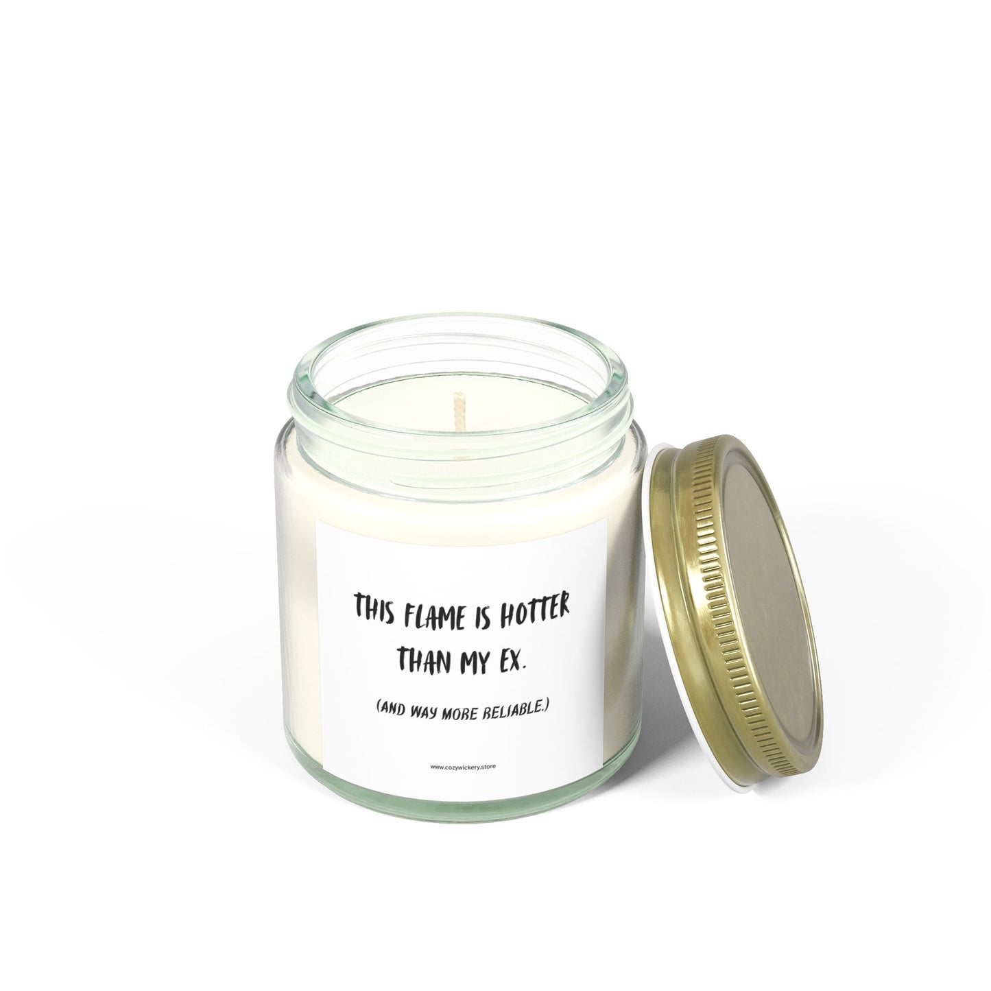 Funny Candle Gift, Coconut Apricot Scented Candle (4oz), Variety of Scents, Relaxing Gift