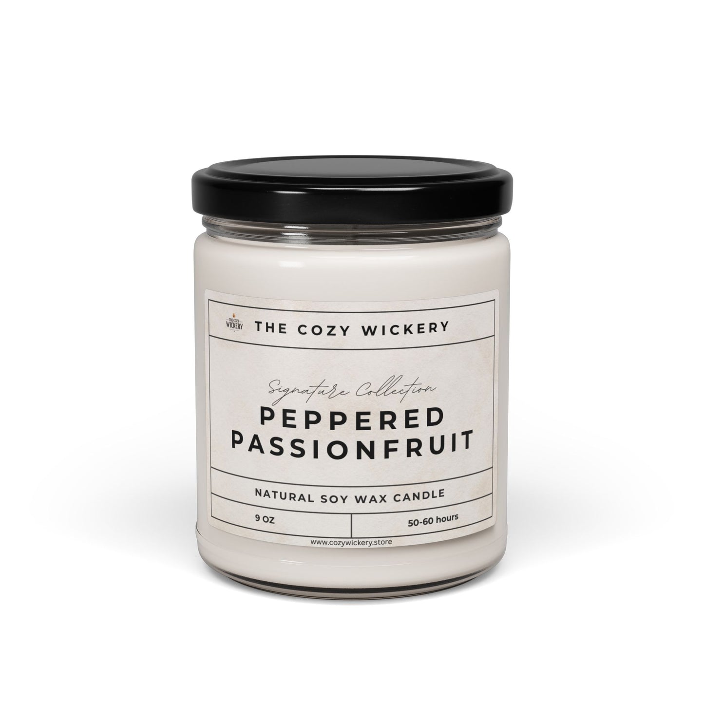 Peppered Passionfruit Soy Candle β Exotic, Fresh & Invigorating Home Fragrance