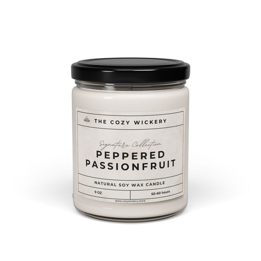 Peppered Passionfruit Soy Candle – Exotic, Fresh & Invigorating Home Fragrance