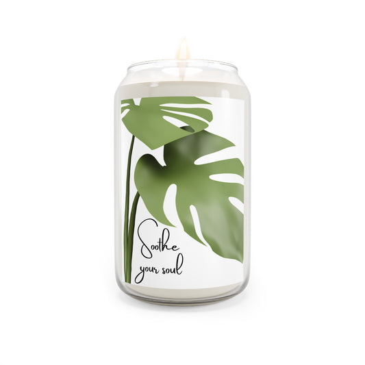 Natural Soy Scented Candle | Soothe Your Soul | 13.75 Ounce | 70-80 Hours