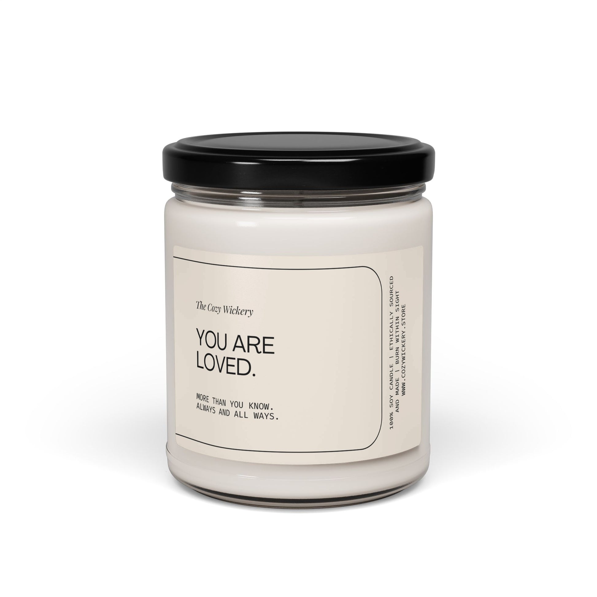 You Are Loved Scented Candle Motivational product
