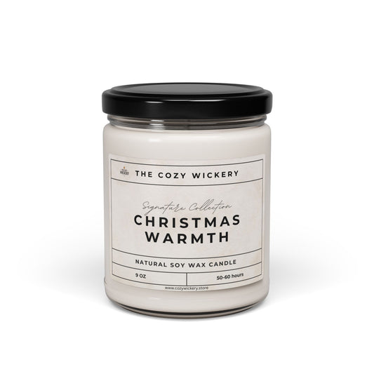 Christmas Warmth Soy Candle – Festive Holiday Home Fragrance