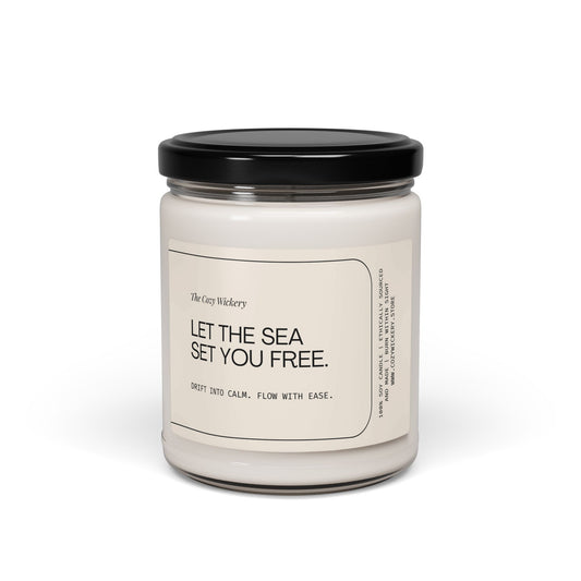 LET THE SEA SET YOU FREE Drift Into Calm Candle product type