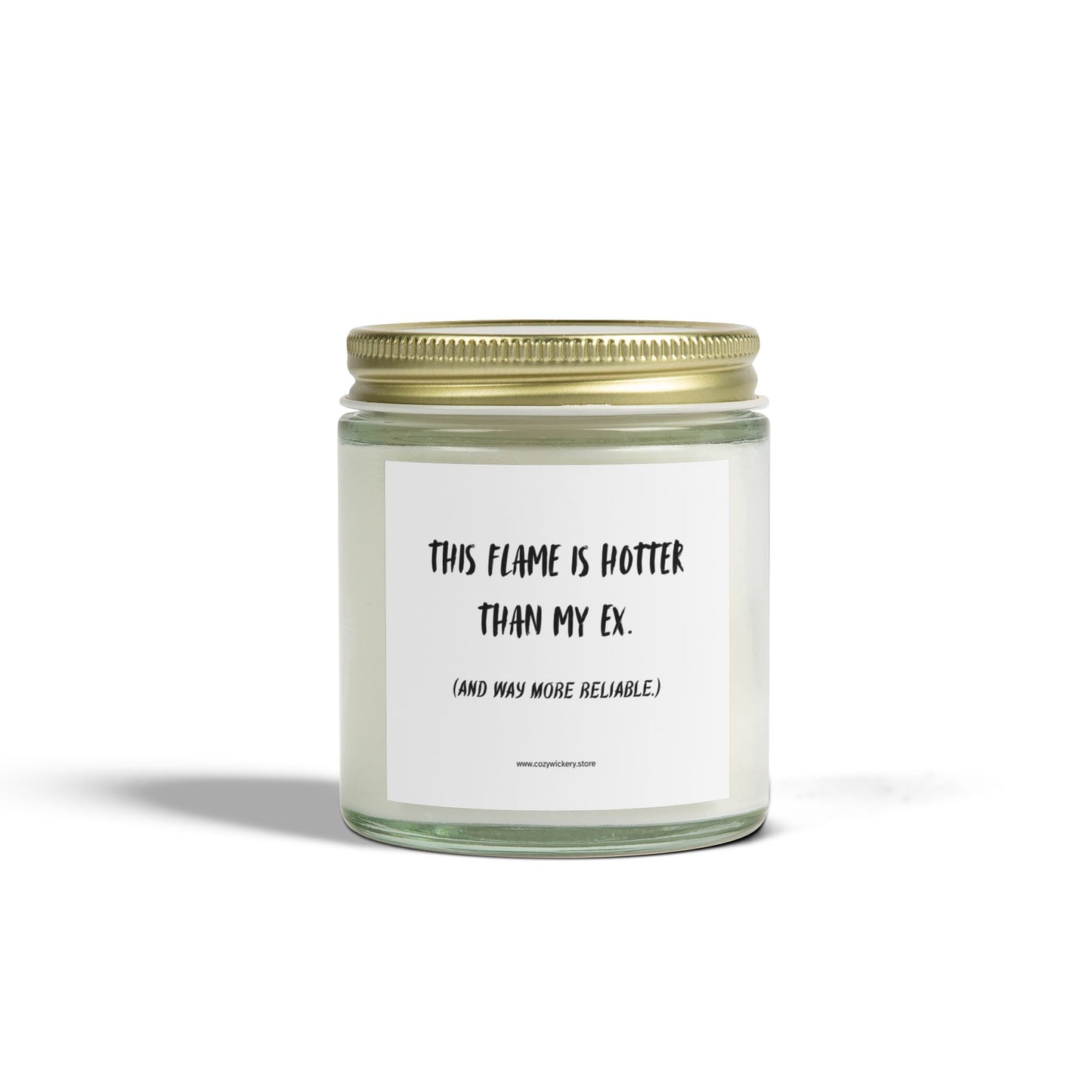 Funny Candle Gift, Coconut Apricot Scented Candle (4oz), Variety of Scents, Relaxing Gift