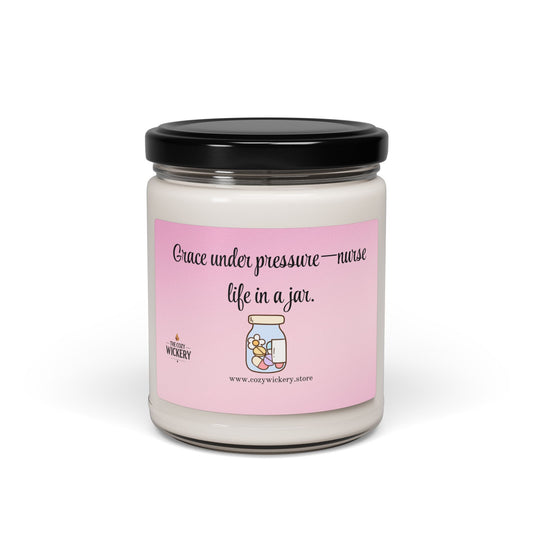 Jar of Grace Candle for Nurses