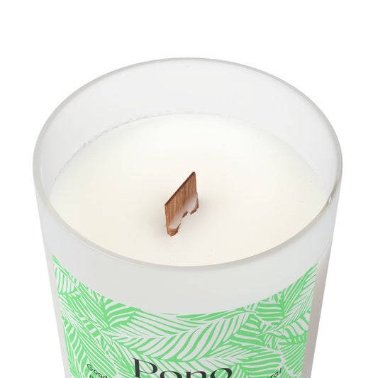 Pono Frosted Glass Candle | Scented Soy Candle for Relaxation, Home Decor, Spa Day, Eco-Friendly | 11oz, 50 Hour