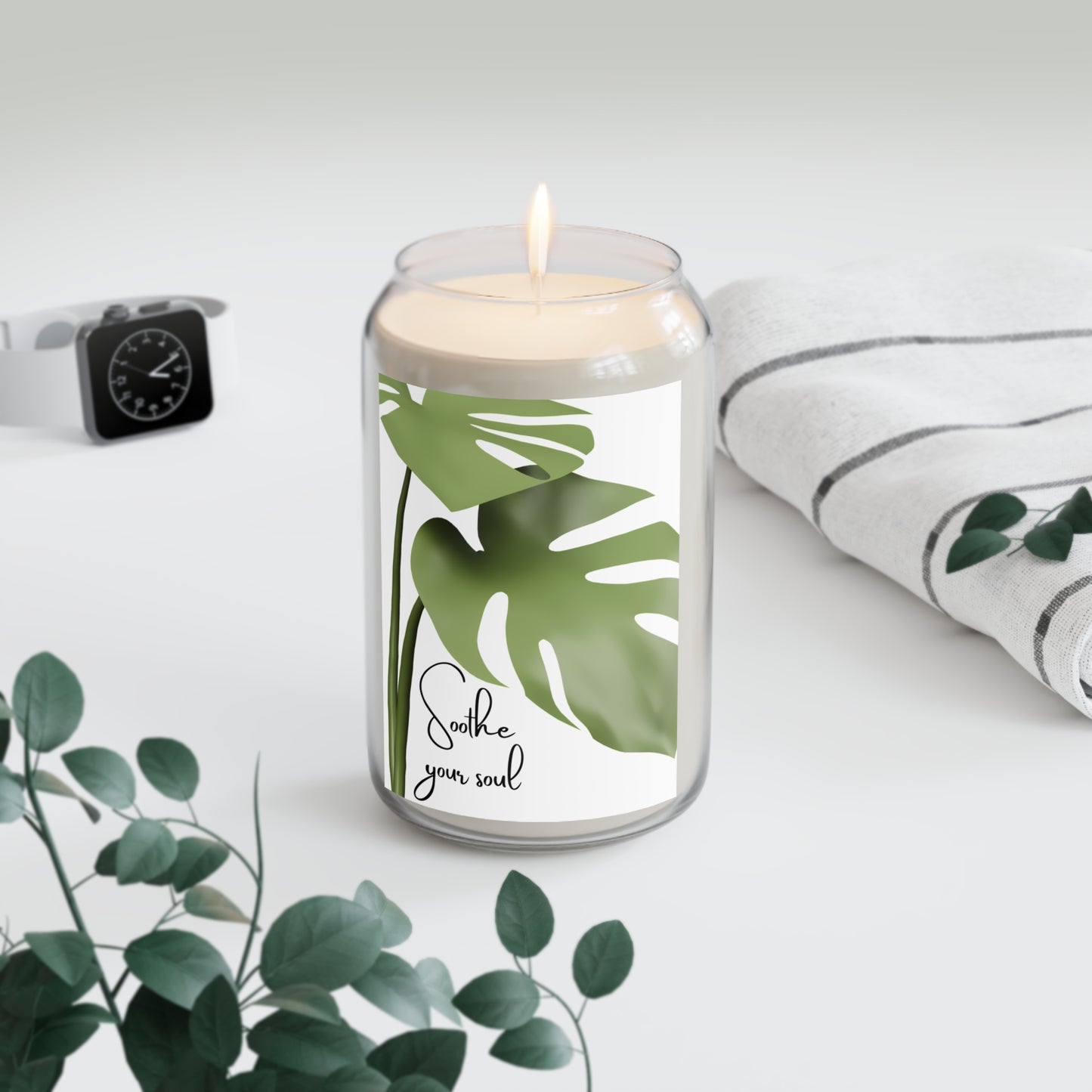 Natural Soy Scented Candle | Soothe Your Soul | 13.75 Ounce | 70-80 Hours