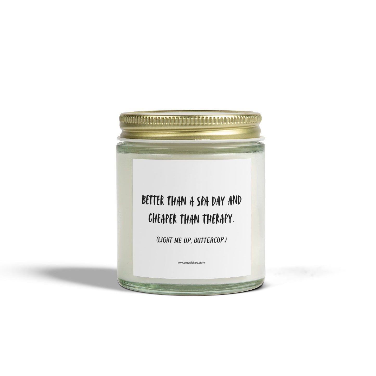 Funny Candle Gift, Coconut Apricot Scented Candle (4oz), Variety of Scents, Relaxing Gift