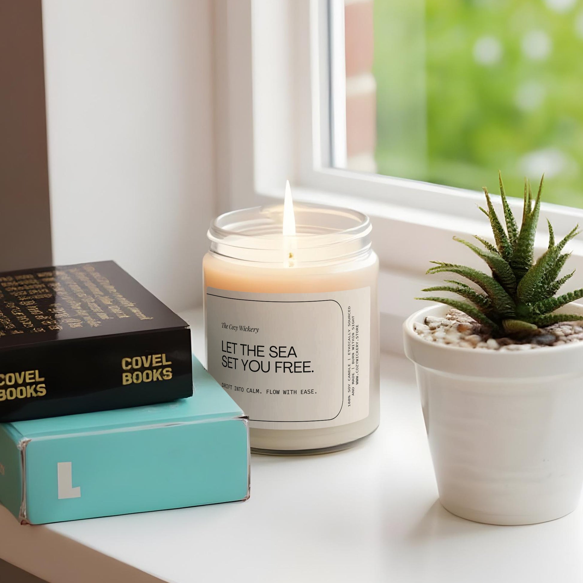 Let the Sea Set You Free Scented Candle product