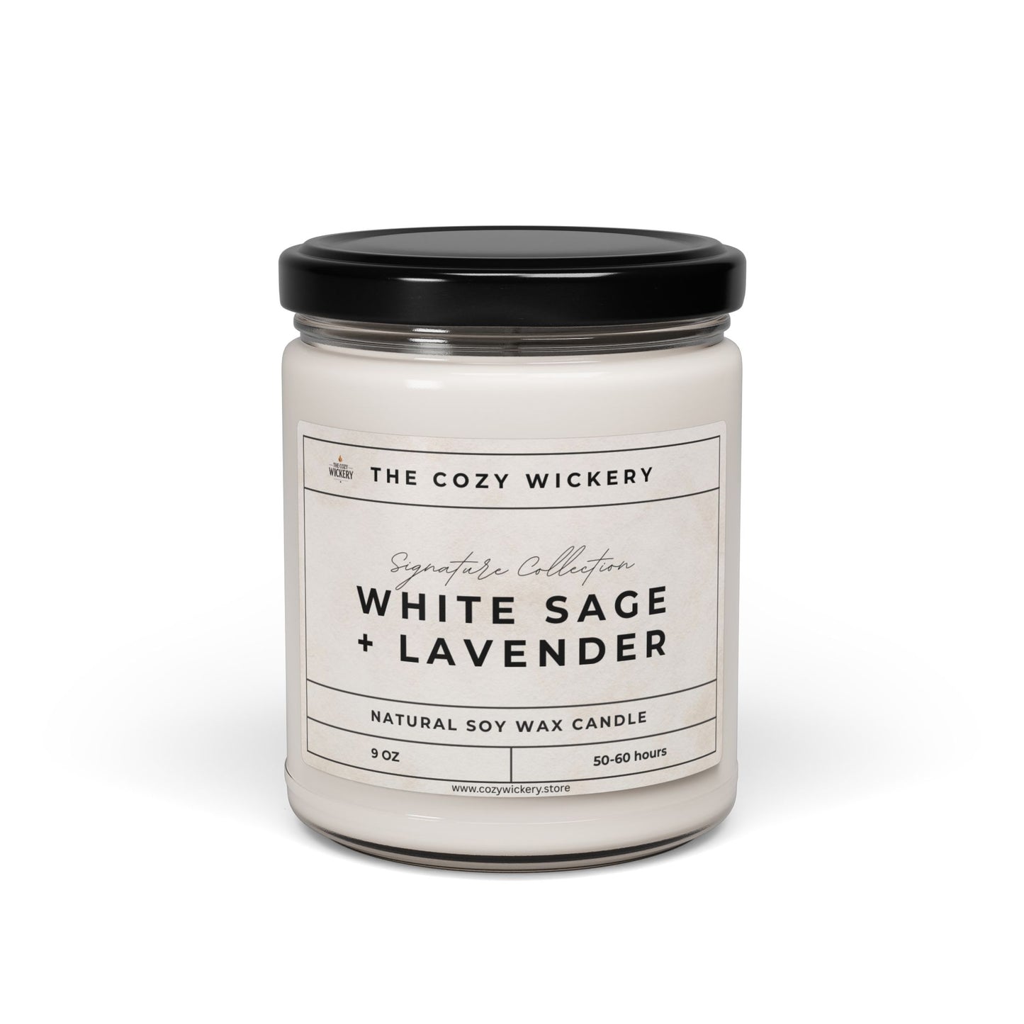 White Sage + Lavender Soy Candle – Cleanse & Calm Your Space